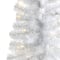2ft. Pre-Lit White Artificial Christmas Tree, Clear LED Lights